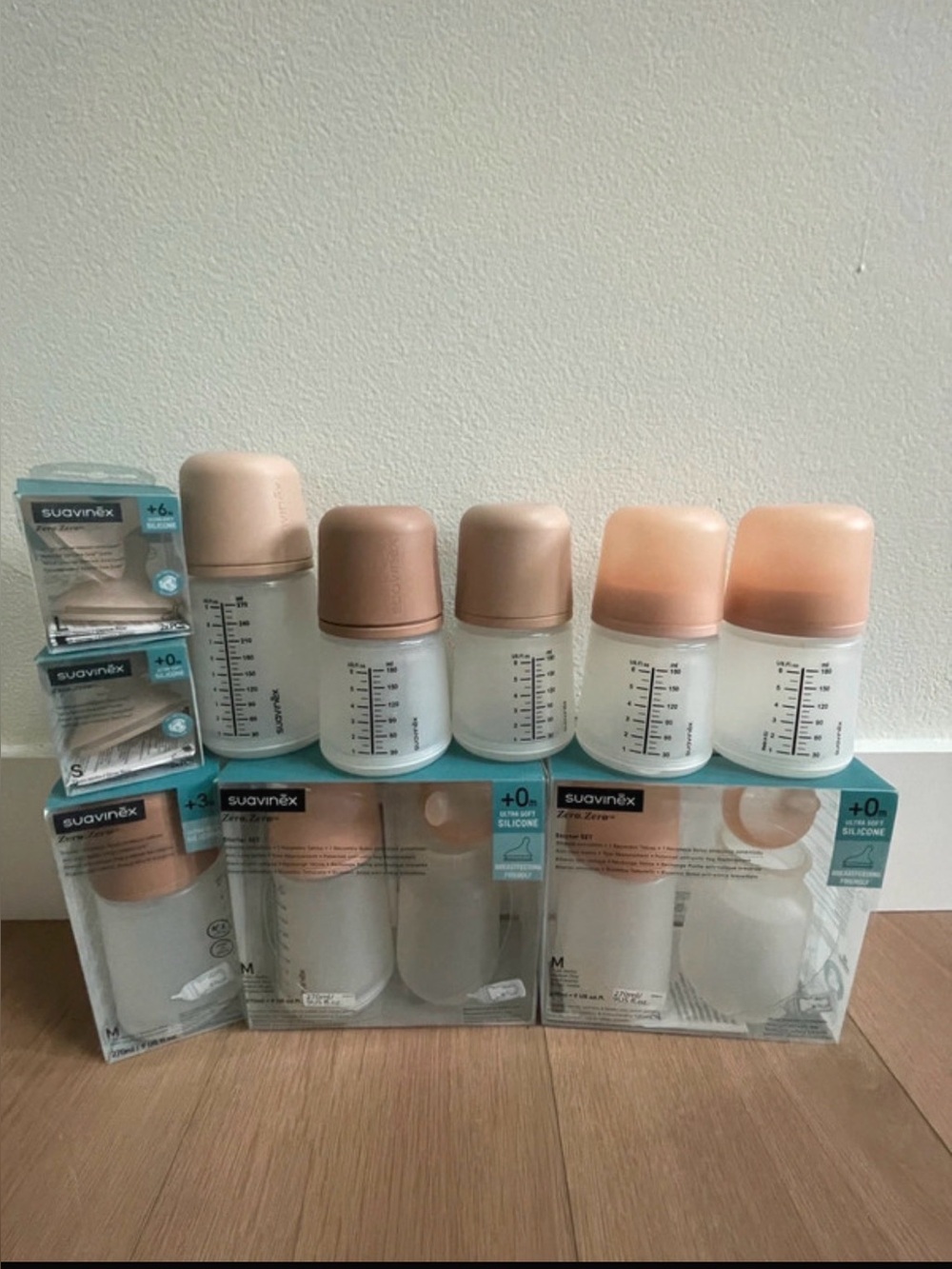 Suavinex zero zero bottle set